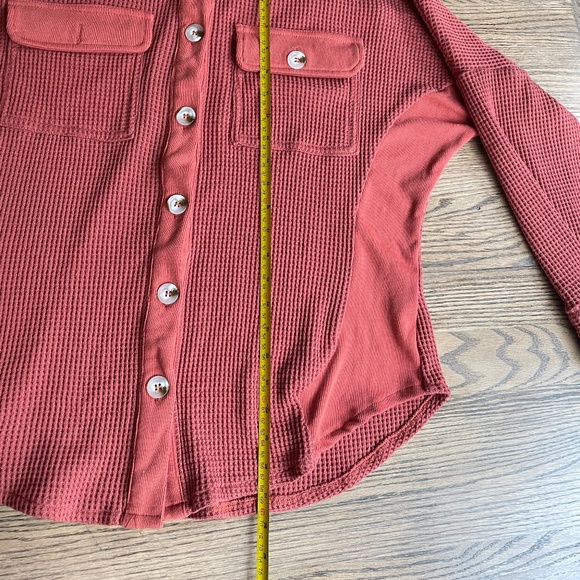 Orange Waffle Jacket (M) - Picture 5 of 5